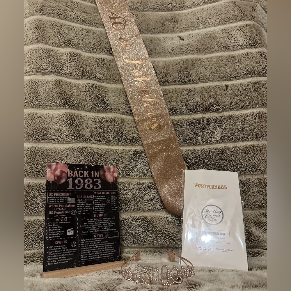 40th birthday party pack